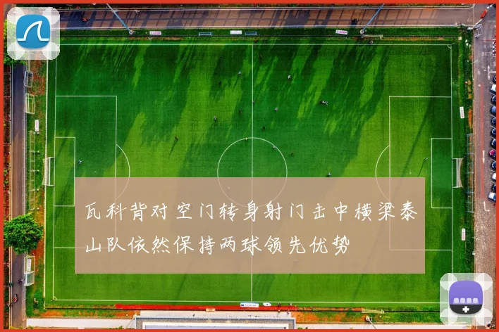 瓦科背对空门转身射门击中横梁泰山队依然保持两球领先优势
